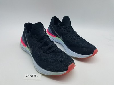 Nike Epic React Flyknit 2 Men's Size 10 Running Shoes Black Sapphire