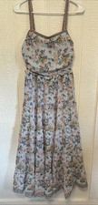 Max studio London maxi dress NWT Small Blue Floral Spring Cottage Core Wedding