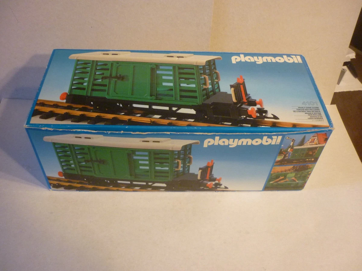 PLAYMOBIL 4116 WAGON de Marchandises Masse / Kipplore Voiture Traces G