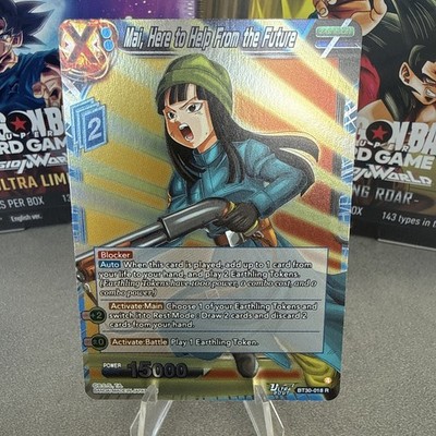 Mai, Here to Help From the Future BT30-018 Foil Rare Three Glorious Fighters
