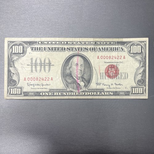 1966 100 $ EINHUNDERT GESETZLICHES ZAHLUNGSMITTEL VEREINIGTE STAATEN NOTE #1249