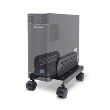 Slim Computer PC or UPS Metal Floor Stand with Adjustable Width... FAST USA SHIP