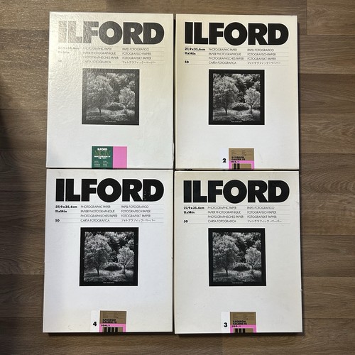 Lot ILFORD 11x14 ILFOBROM Galerie FB & Multigrade IV (Not Full/ See Description)