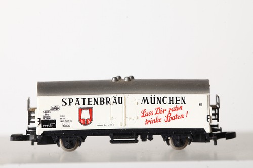 Märklin mini-club Z Bierwagen Kühlwagen der DB Spatenbräu München (356277) | Condition: Gebraucht