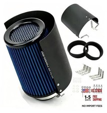 3 3.5 4 inch Cold Air Intake Filter Kit 76mm 89mm 101mm Performance Large Blue