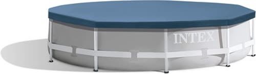Intex Poolabdeckplane 58108 Round Cover Prism Metal Frame Pool 305Cm Blau-image