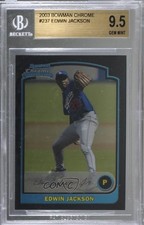 2003 Bowman Chrome Edwin Jackson #237 BGS 9.5 GEM MINT 0l2