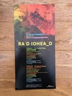 RADIOHEAD ORIGINAL 2008 Tour Dates 2-sided JAPANESE POSTER size: 11x5 inches