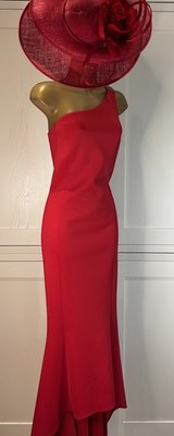 Phase Eight UK 12 rot Scuba Kleid Hochzeit Mutter Braut Bräutigam Gast Rennen Veranstaltung