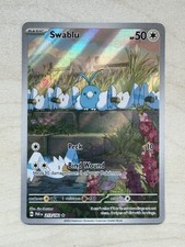 Pokemon TCG Swablu 213/182 Paradox Rift Illustration Rare NM
