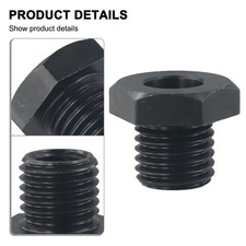 1 pz tornio rotante legno paletta mandrino adattatore mandrino da M18X2,5 a 1-8