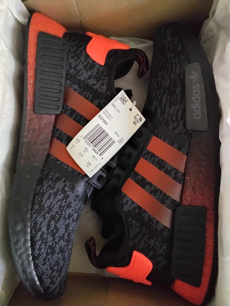adidas gazelle silver green womens Adidas NMD R1 V2 'Black Solar Red' Running Shoes For Man And Women FW6   Stylebrewed