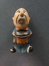 VTG Hobo Retirement Fund Bank Old Man 1960’s Dabs Japan Clay/Chalkware Humor