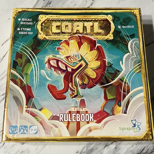 Coatl Board Game 2020 Strategy Synapses Game Brassard, Dubois-Roy New Open Box - Picture 3 of 9