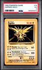 1999 POKEMON BASE SET UNLIMITED #16 ZAPDOS-HOLO PSA 5