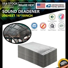 20PCS 16"X10" MODIGT Car Hood Floor Cargo Area Genuine Sound Deadening Mat