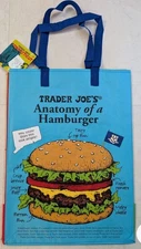 Trader Joe's Reusable Shopping Grocery  Tote Bag - NWT - Connecticut