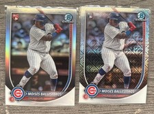 2025 Bowman Chrome - Moises Ballesteros #42 Sp Rookie Red Rc Variation/Mega box 