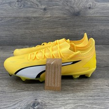 Puma Ultra Ultimate FG/AG Soccer Cleats Womens 9 Yellow 107507-04 Lightweight