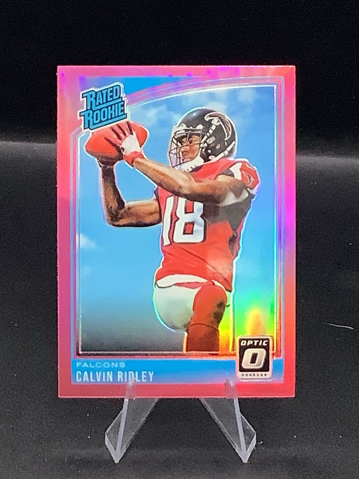 Calvin Ridley Panini Donruss Optic #161 Pink