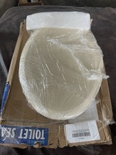 High Craft Elongated Toilet Seat Soft Close Easy Clean BONE