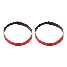 1 Pair High Heels Shoe Straps Detachable Elastic Heel Strap, Matte Red