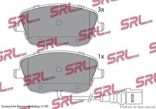 Bremsbelagsatz Vorne Trw-System für Skoda Fabia I 6Y Combi 6Y5 Praktik 99-15