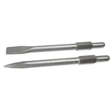 XtremepowerUS 2PCS Replacement Jack Hammer Point Chisel Demolition Bit 1-1/8"