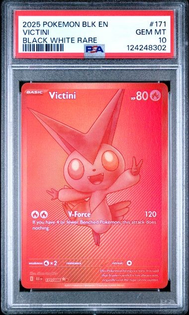 Pokemon Victini Black Bolt Black White Rare #171 PSA 10 Gem Mint