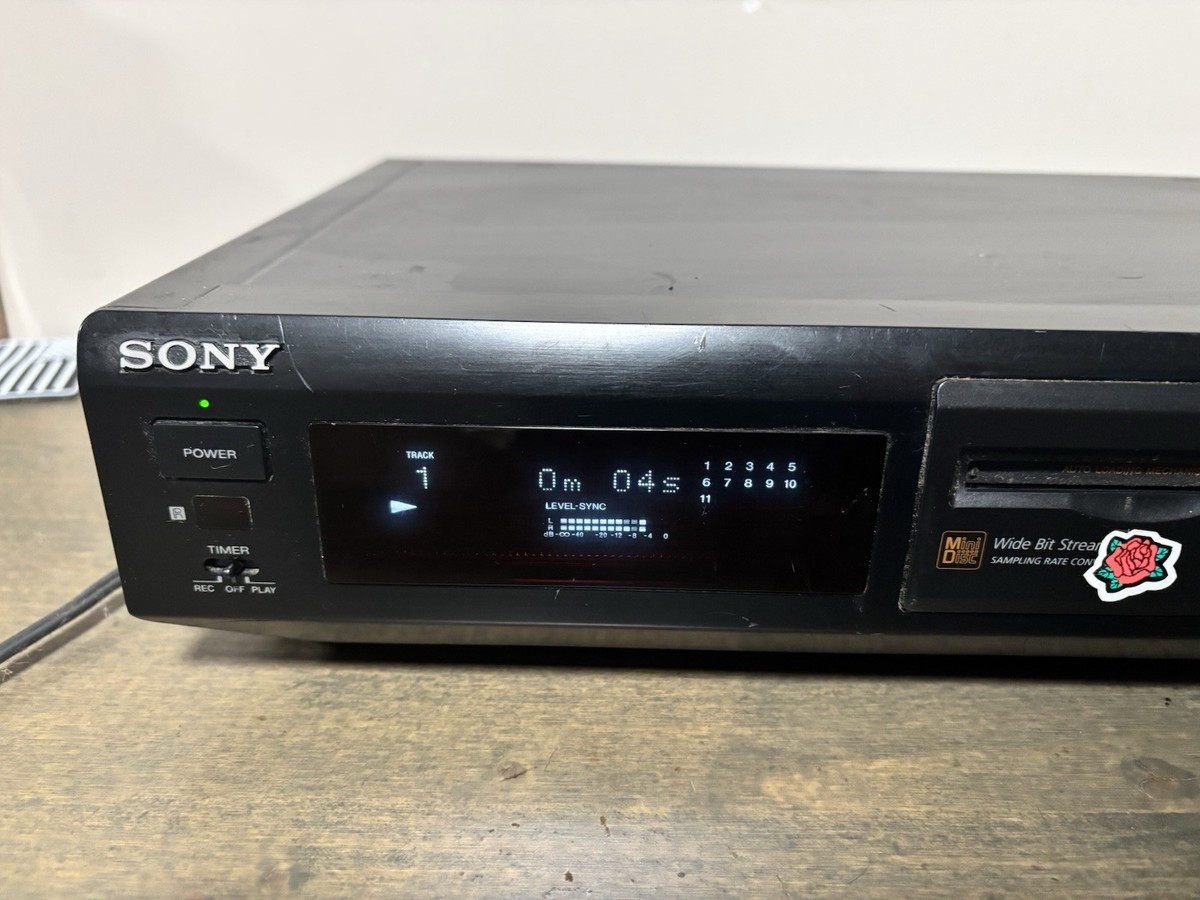 Sony MDS-JE510 MiniDisc Deck Recorder – Home Stereo MD Player