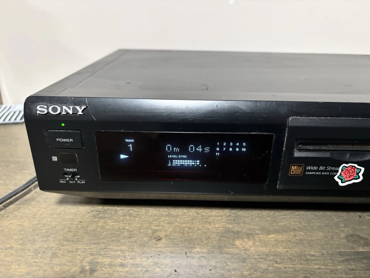 値下げ リペア済 SONY MDS-JE510 MDレコーダー リモコン付 Sony MDS-JE510 MiniDisc Deck Recorder – Home Stereo MD Player