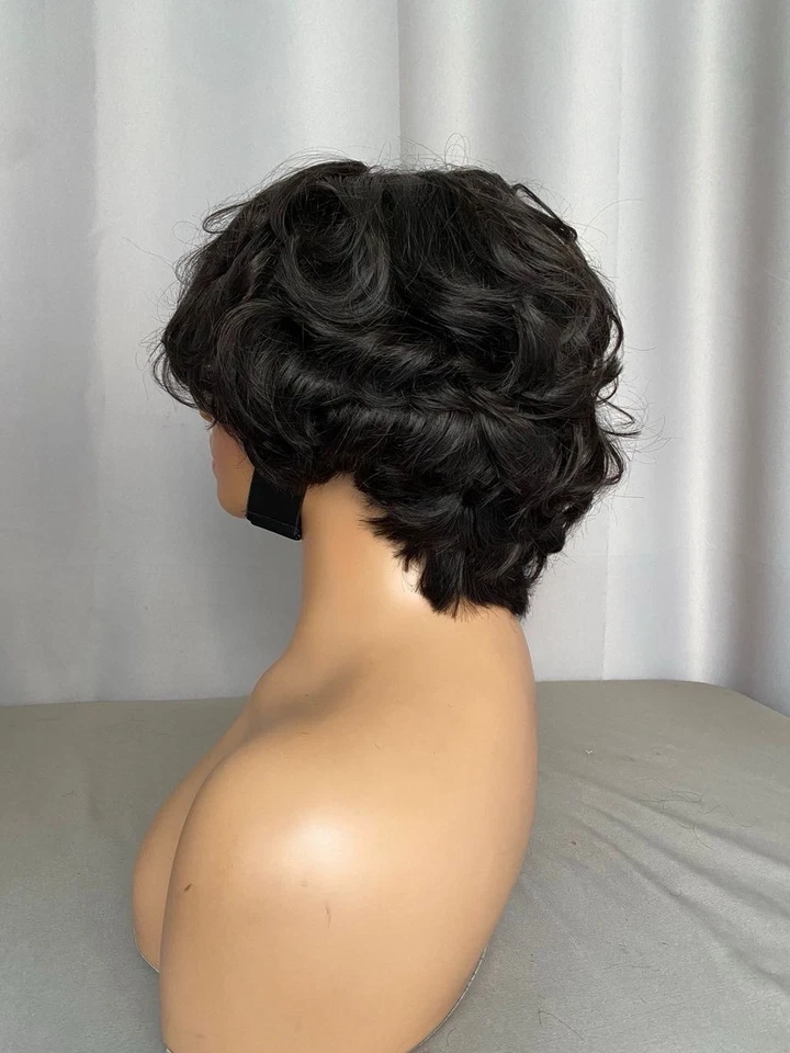 Pixie 蕾丝 100% 正品人体头发。 夏季短发 — 第 2/2 张图片