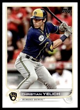 2022 Topps Christian Yelich Milwaukee Brewers #288