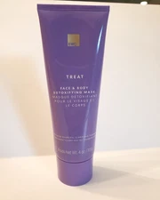 EWC Treat Face Body Mask Charcoal Detoxifying 4oz NEW Full Size Euro Wax Center