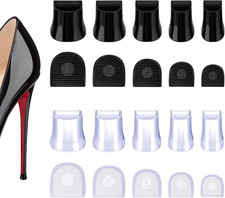 High Heel Protectors Heel Caps, 10 Pairs Mixed Color Heel Covers for High Hee...