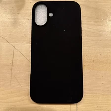 Roxx Silicone Phone Case Black For iPhone 16 Plus works With Magsafe