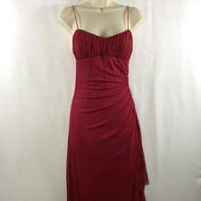 VTG City Triangles Womens Y2K Formal Babydoll Dress XS/S Pink Glitter Coquette