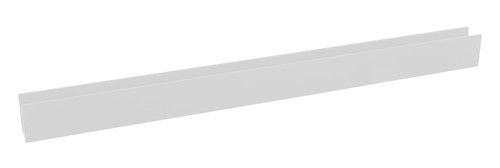 Brixwell Polished Stainless Deep U-Channel 3/8" Glass Shower Door 4" Sample - Picture 2 of 6