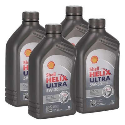 4L 4 Liter SHELL Motoröl Öl HELIX ULTRA ECT C3 5W30 dexos2 BMW LL-04 MB 229.51