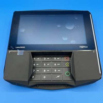 Move 8000 Terminal *NEW* Ingenico Lane 8000 PRH30310977A BLUETOOTH Payment Terminal LAN800 ...