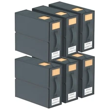  Bed Sheet Organizers and Storage - 6 Pack (Queen or King 6 PCS Grey