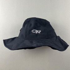Outdoor Research Boonie Hat Cap XL Black Gore-Tex Waterproof Lined Hiking Logo
