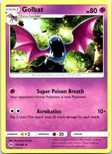 Golbat 55/149 Uncommon SM Base Set Pokemon Near Mint