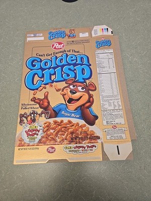 1995 Post Golden Crisp Cereal box - Free Looney Tunes Figurine - Toys  R  Us