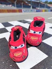 Disney Pixar Lightning McQueen Youth Large 9/10 House Slippers New Never Worn