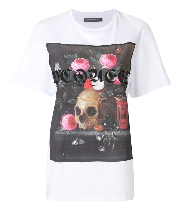 ALEXANDER MCQUEEN STILL LIFE T SHIRT SIZE 40 (S) $318