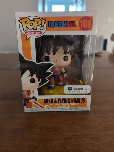 Funko Pop! Dragonball 109 Goku & Flying Nimbus Galactic Toys Vaulted 2019 Protec