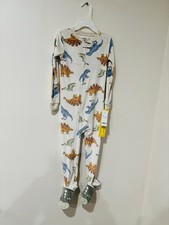 Carter's Dinosaur Print Footed One Piece Pajamas Cotton 2T Long Sleeve