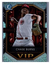 2025 Bowman #VIP-7 Chase Burns Very Important Prospects Mojo Refractor
