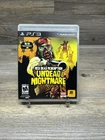 Red Dead Redemption: Undead Nightmare (Sony PlayStation 3, PS3, 2010) With Map